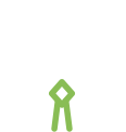 Icon of a person with green tie
